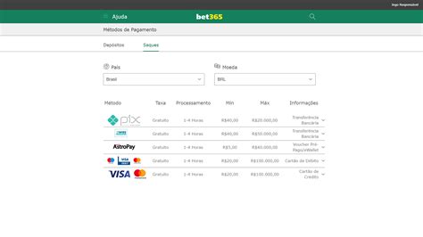 saque bet365 conta de terceiros|Saque bet365: Métodos de pagamento, limites e como fazer.